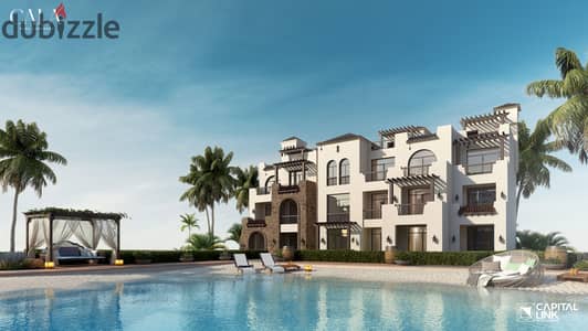 Beachfront Chalet for Sale in Hurghada Marvento with Sky Pool and 5 Years intallments