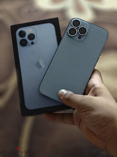 iPhone 13 Pro Max 256gb مغير شاشه خلع و بطاريه معفي ضريبه بكل مشتملاته