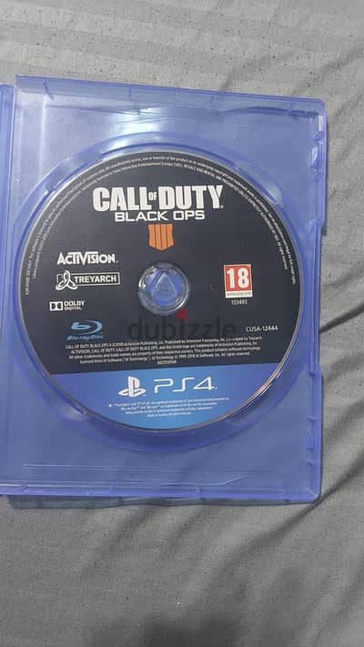 call of duty black ops 4 PS4 cd