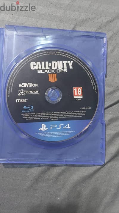 call of duty black ops 4 PS4 cd