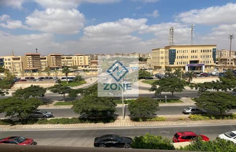 Apartment for sale in Madinaty B6, fourth floor, 124 square meters, direct view of the movement and food court, unobstructed sea and west facing, at a
