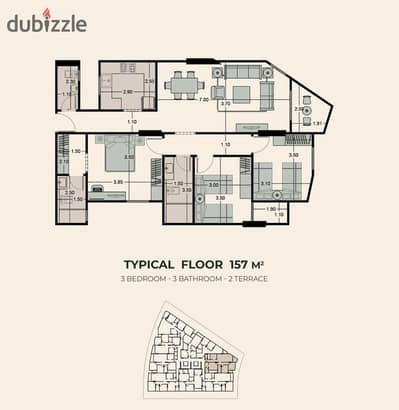 Apartment for sale in Zahra Maadi, prime location with a 20% discount
