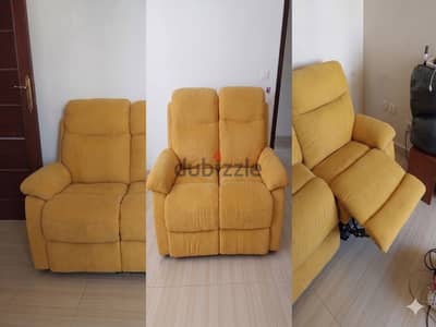 طقم انتريه ريكلاينر كاردوس (٣+٢) - Kardouss Recliner Set