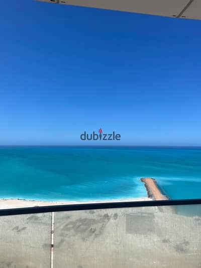 Apartment for Sale Ready To Move with full sea view finished, with a 10% down payment and 10 years in installments in El Alamein Towers