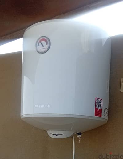 Fresh 50-liter electric water heater