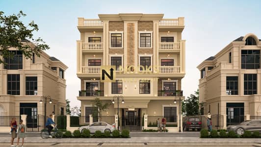 شقة للبيع أرضي بحديقة خاصة كبيرة C2 الحي الثامن بيت الوطن بحري على شارع 32 متر استلام فوري تقسيط 18 شهر