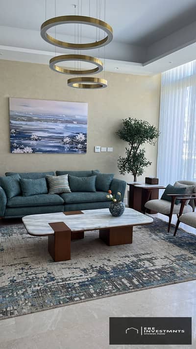 Lowest price for a fully furnished standalone villa - 700m² land (resale) in Marassi Bay, North Coast, immediate delivery, landscape view