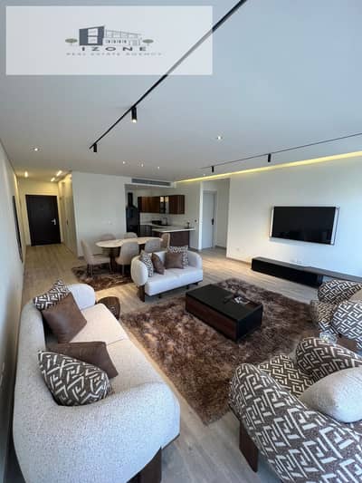 شقة للإيجار مفروشة بالكامل موقع مميز في Lake View القاهرة الجديدة 148م 2 غرفة نوم (1 ماستر) 3 حمامات