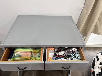 Grey Wooden Desk