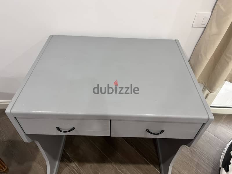 Grey Wooden Desk 1