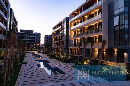 Apartment 120m with Garden for Sale Fully Finished Private Garden Ready to move in El Patio Oro New cairo Next to Hyde Park