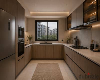 With 800 thousand, live in the Golden Square in the Fifth Settlement, Nouchine Compound. . An apartment deal of 143 meters with only 10% down payment