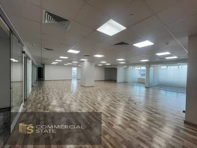 Fully Finished Office at Bank Sector 575m for Rent -New Cairo