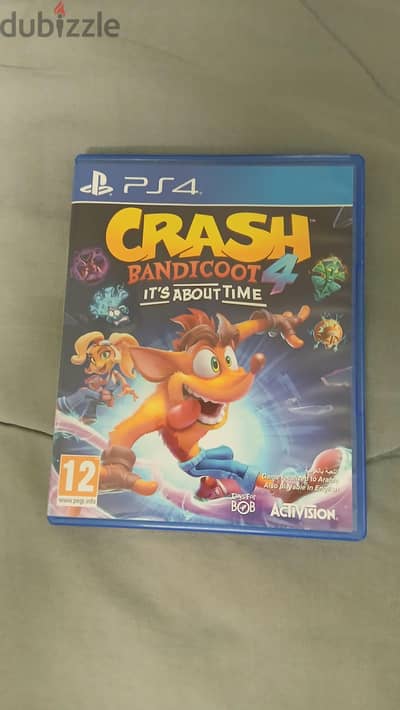 لعبة Crash Bandicoot 4 لـ PS4 – نسخة أصلية بحالة ممتازة