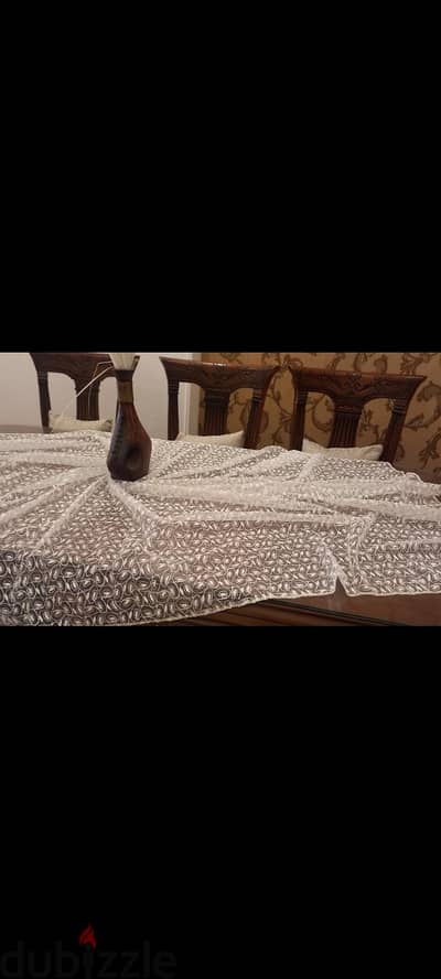 مفرش سفرة تل مطرز