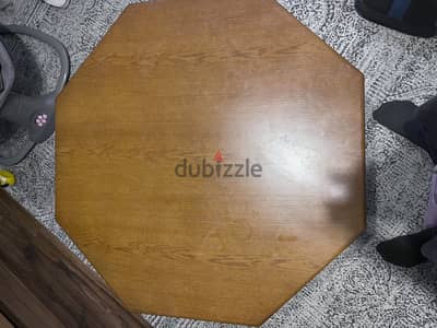 Coffee table خشب زان طبيعى
