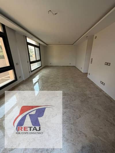 Ground floor apartment with garden for rent in Azad Compound – Fifth Settlement | 155 sq m + 66 sq m garden | With kitchen and air conditioning | Ultr