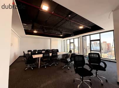 مكتب اداري 240م للايجار في Cairo Business Park التجمع الخامس