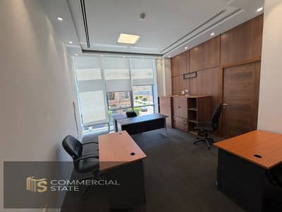 Ready to move Office at Leven Square 58m for Rent -New Cairo