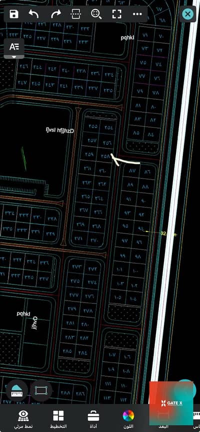 A piece of land in the city of the tenth of Ramadan with an area of 500 m