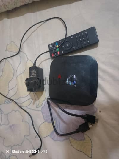 للى عوز يدلع نفسه تى فى بوكس اندوريد سمارت 4k اعلى تقنيات 7 لون  لؤطه