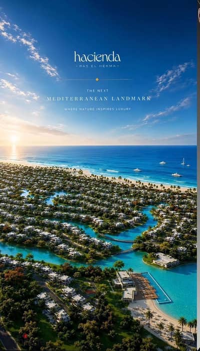  **Own a 3-bedroom beach home in Hacienda Ras El Hekma with the best investment value in Ras El Hekma!**    **Hacienda Ras El Hekma**  By **Palm