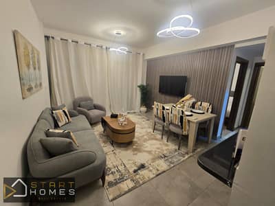 Furnished 84-square-meter, two-bedroom apartment for rent in Privado, Madinaty; features an open street view, a smart TV, and Wi-Fi. Furnished 84-square-meter, two-bedroom apartment for rent in Privado, Madinaty; features an open street view, a smart TV, and Wi-Fi.