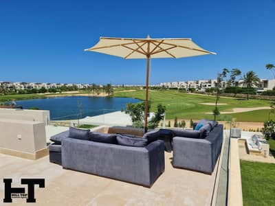Chalet 3 in 1 For Sale  Golf and lake view  Fully Furnished prime Location ready to move at hacienda bay north coast