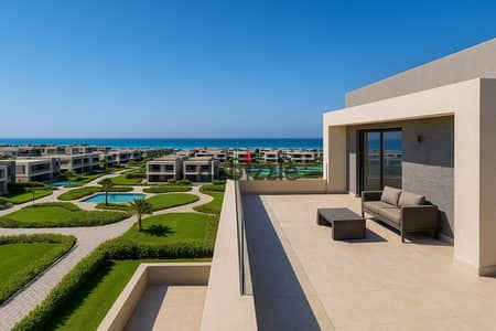 With a 10% down payment, a 145m chalet in La Vista Ras El Hekma - a charming view and installments over the longest repayment period