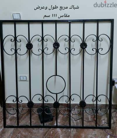 للبيع ابواب وشبابيك حديد فورجيه -جديده- لم تركب نهائيا