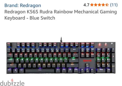 redragon K565 Rudra Rainbow Mechanical و k631