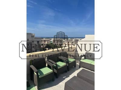 Roof Duplex for Sale Featuring a Premium Sea View & Swimming Pool View High End Finishing and a Great Price Prime Location in Amwaj North Coast