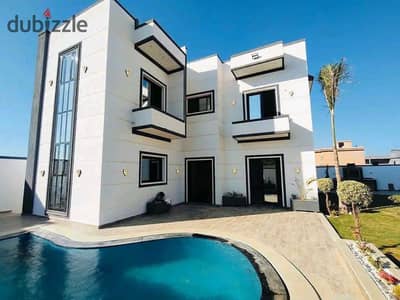 Villa for sale with swimming pool in King Mariout | Alexandria •