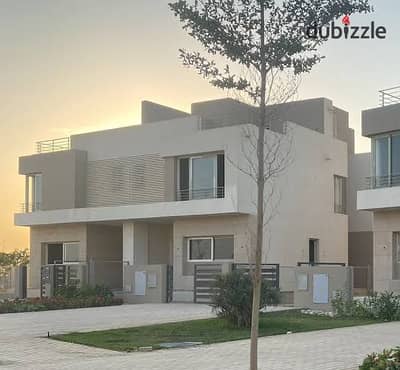 Standalone Villa with an Open view of The compound in The Crown next to PX and Golf Extension
