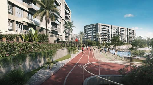 148m apartment in Scene 7 compound in the Administrative Capital. . 3 rooms with a down payment of 10% and equal installments over 10 years, delivery in 2027.