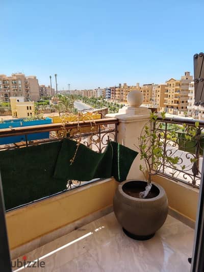 شقة للبيع كمبوند واحة الريحان حدائق اكتوبر تشطيب الترا سوبر لوكس