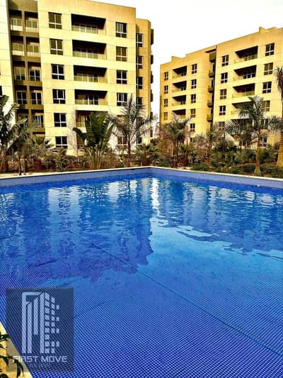 Your apartment is ready to move in 5 minutes to the Fifth Settlement with an open view of the lagoon in the heart of Future City Zizinia Compound