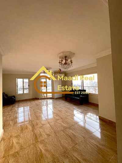 Apartment for Sale in the Heart of New Maadi   6th Floor  Elevator Available  3 Bedrooms (Including 1 Master Bedroom)  2 Bathrooms