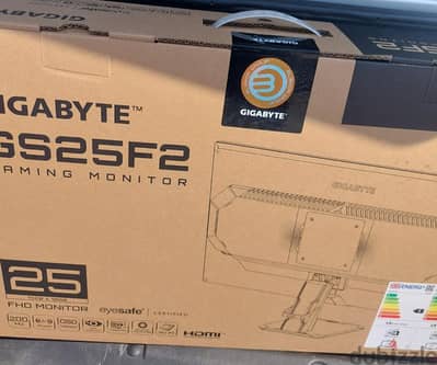 Gigabyte 200Hz IPS 25 جديده متبرشمه