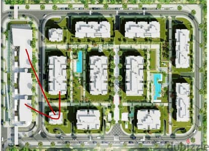 Studio in Icon 2 Compound 50m + 25m Private Garden