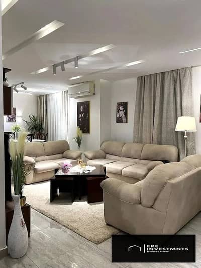 Furnished triplex with garden view - immediate occupancy at the best rental price in Sodic Eastown, Fifth Settlement