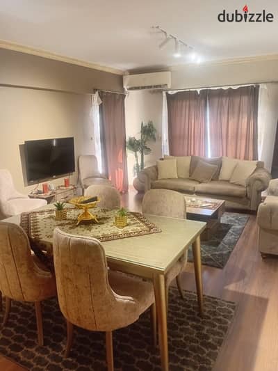 Furnished apartment for rent in Al-Rehab at a bargain price