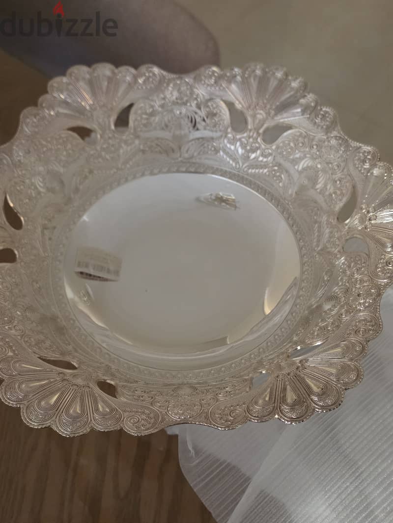Antique Silver Plated Fruit Bowl 1