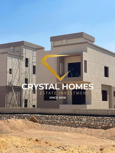 Villa independent for sale in front of Zayed 5 entrance, Dahshour connection, immediate delivery at a special price
