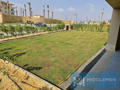 Apartment 218m with Garden for Sale Open View Fully Finished 155 sqm Garden Cash  Ready to move in Uptown Cairo Mokattam