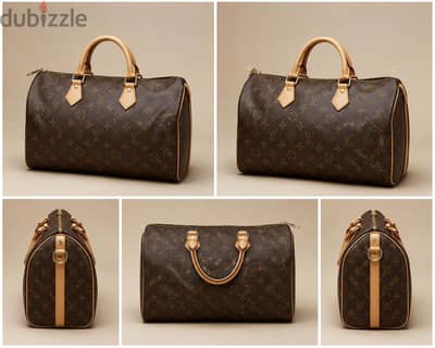 Classic Brown Monogram Top Handle Bag LV