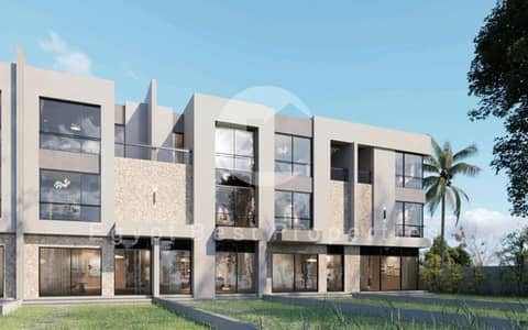 Townhouse for sale in Triangle Waterway Villa in New Cairo Golden Square 4 Bedrooms pay over 9YEARS