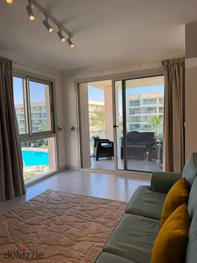 Furnished Chalet for Rent in Marina Views – Marassi | North Coast -views of both the marina and the lagoon.