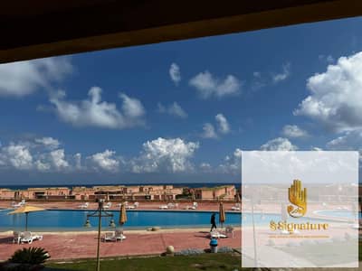 A bargain price for a 3-bedroom chalet, Ready To Move, furnished and equipped, in Blumar North Coast, Sidi Abdel Rahman.