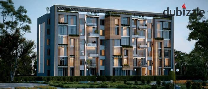 Apartment for sale in Al-Andalus, Fifth Settlement with lagoon view.